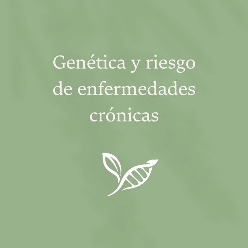 La genética influye en tu riesgo de desarrollar enfermedades crónicas como diabetes, hipertensión u obesidad