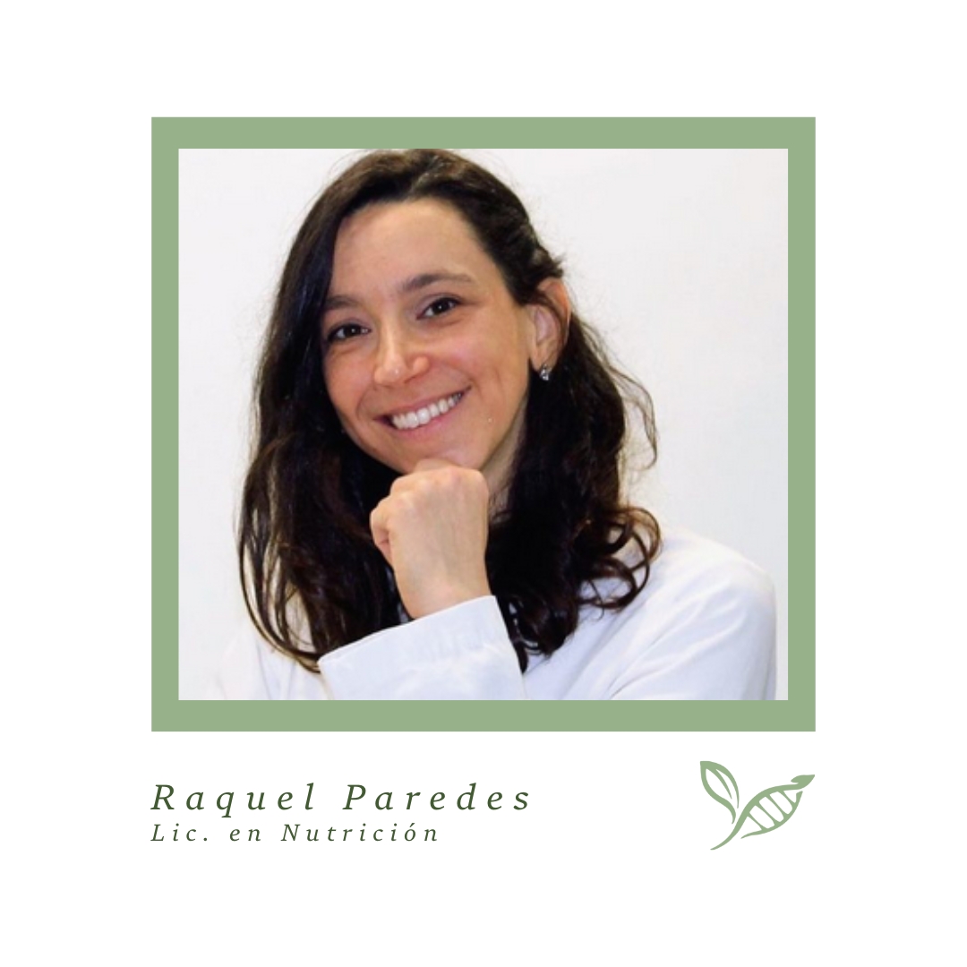 Raquel Paredes, licenciada en nutrición y especialista en salud metabólica en SANA