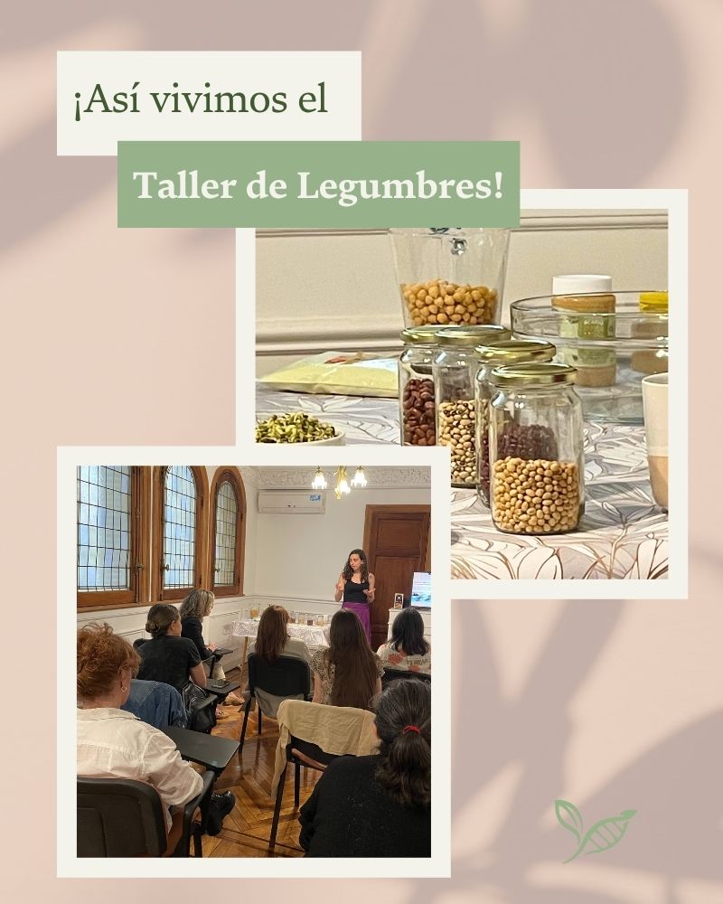 Portada del taller de cocina saludable con legumbres en SANA