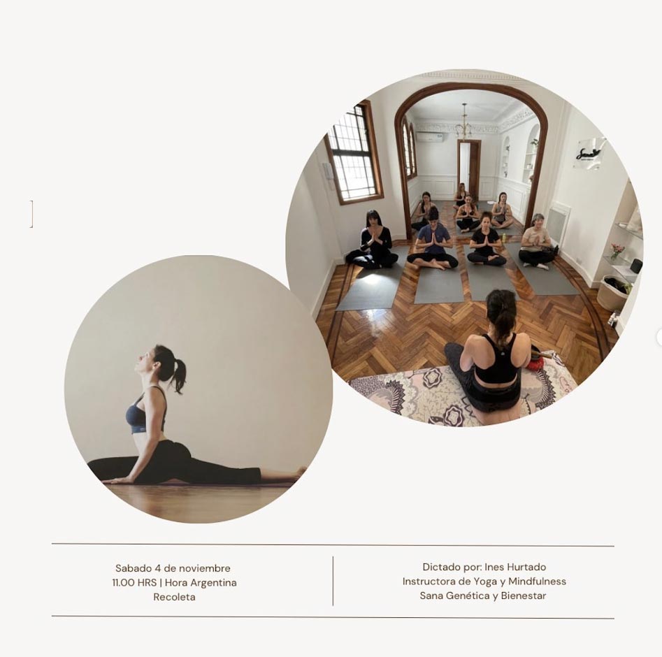 Taller Técnicas de Control del Estrés dictado por Inés Hurtado en SANA